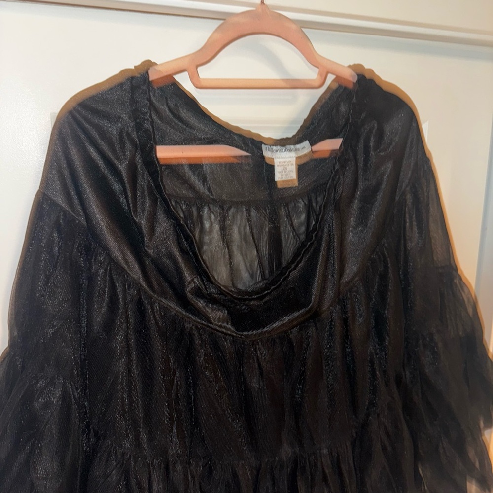 Elegant Black Sheer skirt
